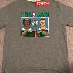 HOMAGE Gray NBA Jam Graphic Tee